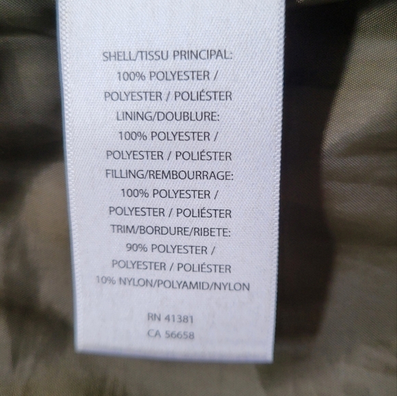 Lauren Ralph Lauren Quilted Olive Utility Jacket - Picture 6 of 7